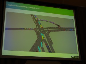 Transport modelling at the micro-scale (image courtesy of AECOM)